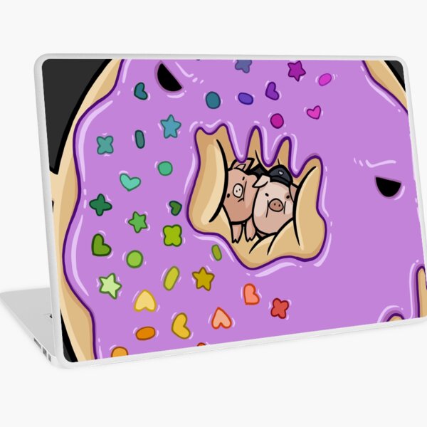 DONUT FUND THE POLICE :: Carnivorous Food Series Laptop Skin