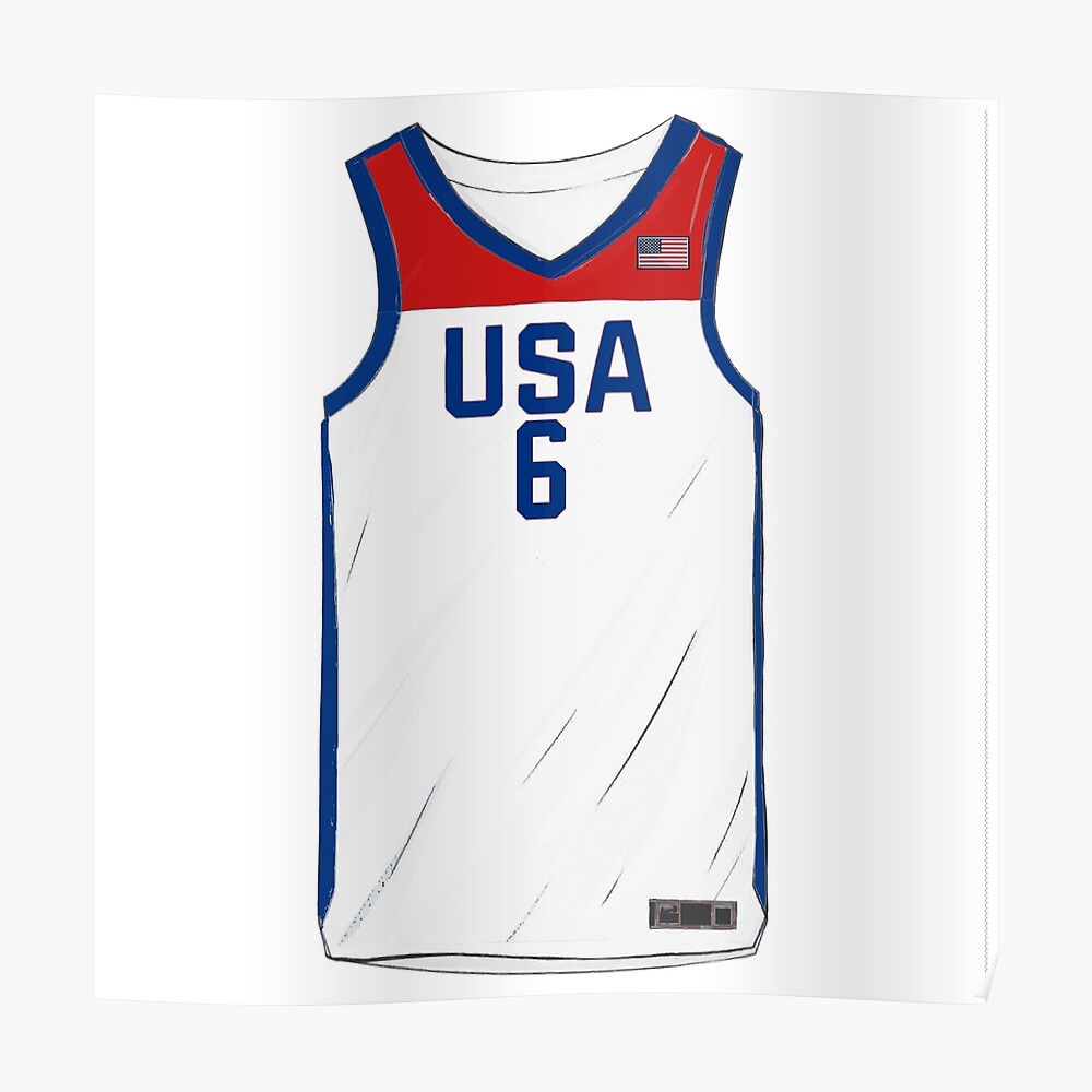 lebron usa jersey