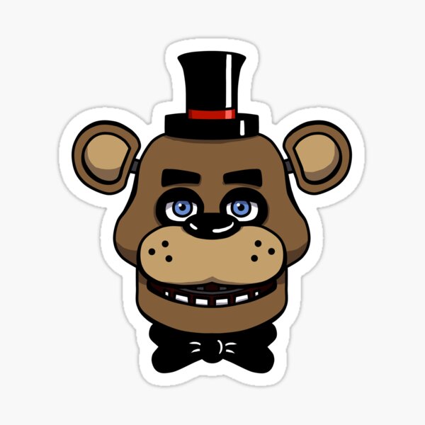 Five Nights At Freddys Round Stickers Freddy Fazbear Decorative Stickers