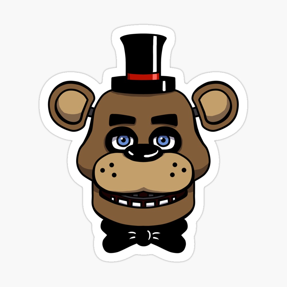 Five Nights at Freddy's: Freddy Fazbear die-cut Sticker 