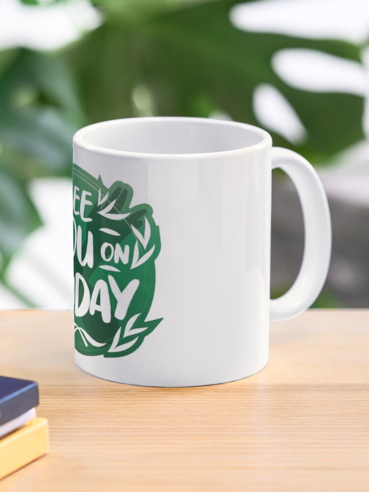 Go Green Acrylic Coffee Mug by AHHADesigns