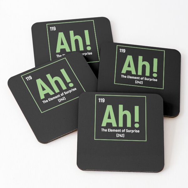Item preview, Ah! The Element of Surprise Science Sarcastic Funny designed and sold by graphicmeyou.
