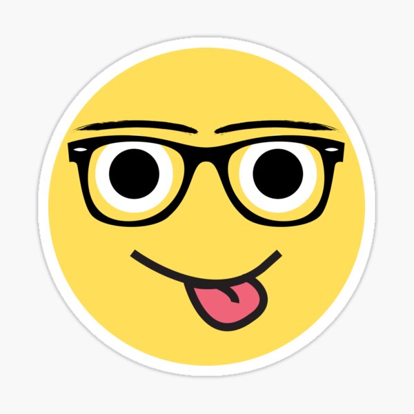 Dummes Gesicht Emoji Sticker Von Dagost Redbubble