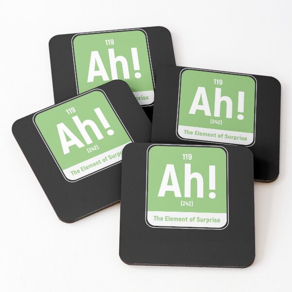 Item preview, Ah! The Element of Surprise Science Sarcastic Funny designed and sold by graphicmeyou.