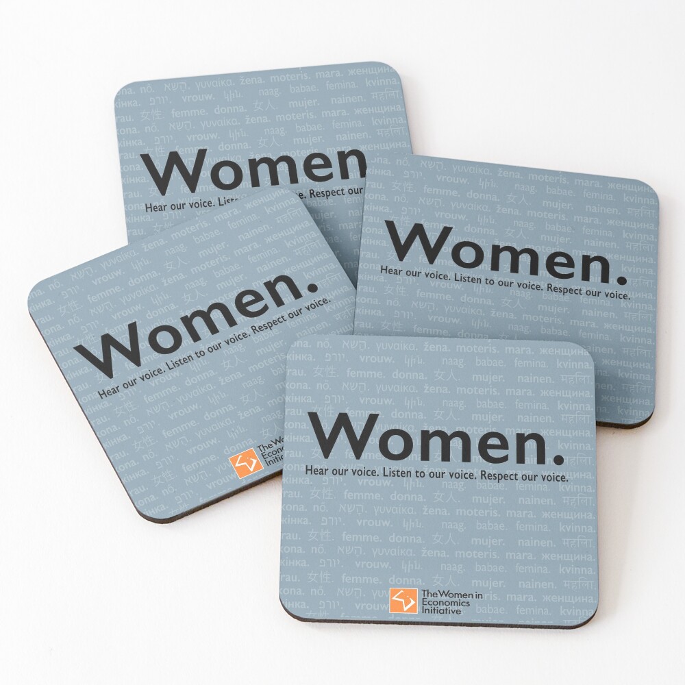 Voices in Blue Coasters (Set of 4)