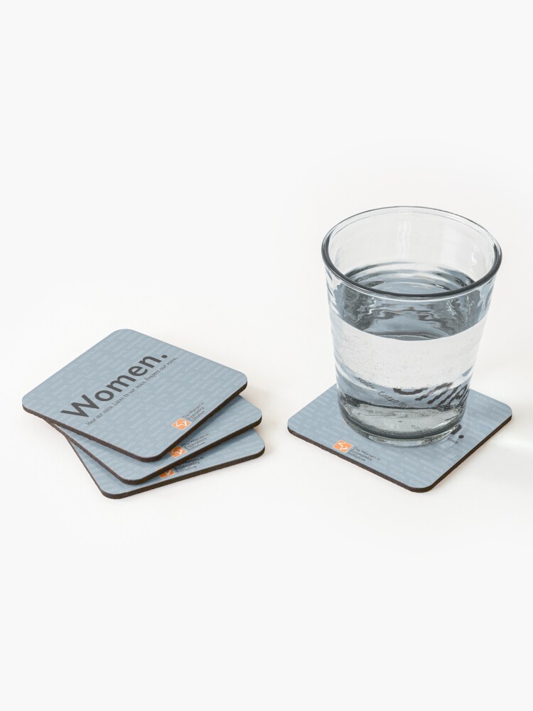 Thumbnail 2 of 5, Coasters (Set of 4), Voices in Blue designed and sold by WiE-Initiative.