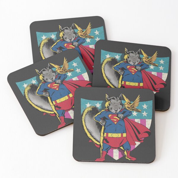 Artikelvorschau, Golden Age Supersquirrel! - betrübt entworfen und verkauft von 13thFloorDesign.