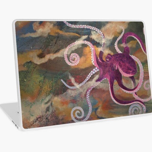 Octopus in the Deep Laptop Skin
