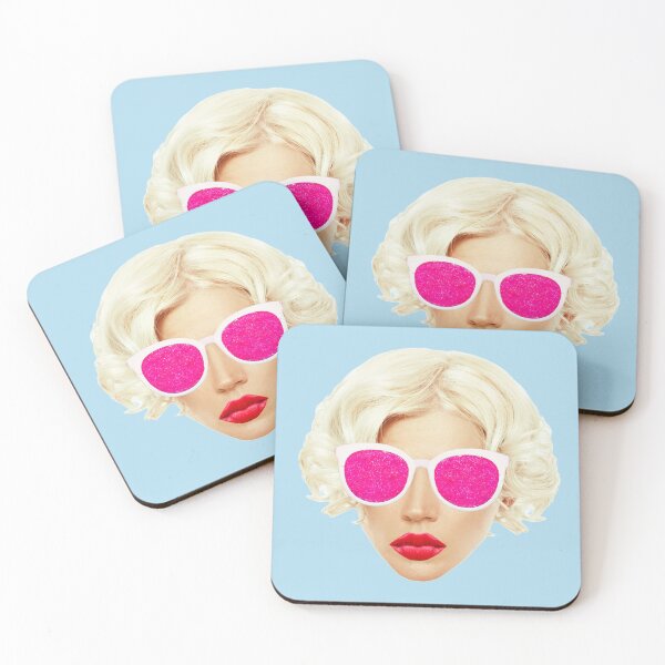 Artikelvorschau, Blond Lady Fashion Marilyn Monroe Stil. Kreativer Fotocollagendruck entworfen und verkauft von JenyaPo.