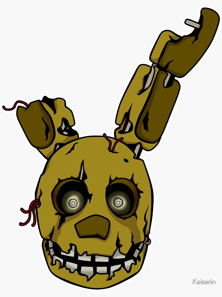 How to Draw Springtrap from Five Nights at Freddy's - Really Easy