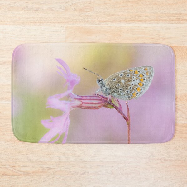 Item preview, Common Blue Butterfly On Ragged Robin designed and sold by Alec Stewart.