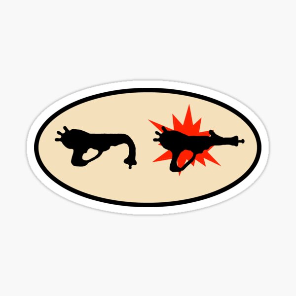 Emportez un logo punch raygun Sticker