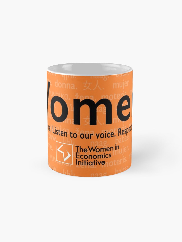 Alternate view of Voices in Orange Mug