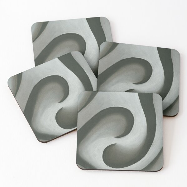 Charcoal Balance Coasters (Set of 4)