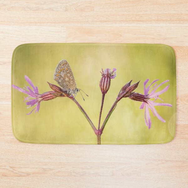 Item preview, Common Blue Butterfly On Ragged Robin designed and sold by Alec Stewart.