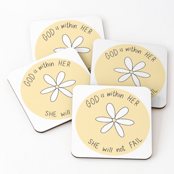 Item preview, God is within Her, She Will Not Fail | Faith | Christian| PSALM 46:5 designed and sold by LoveAlwaysLexy.