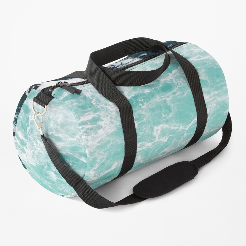 Blue Ocean Summer Beach Waves Duffle Bag