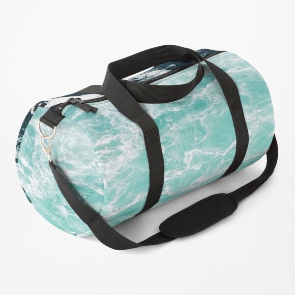 Blue Ocean Summer Beach Waves Duffle Bag