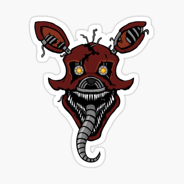 Five Nights at Freddy's - FNAF 4 - Nightmare Foxy - Fredbear - Sticker