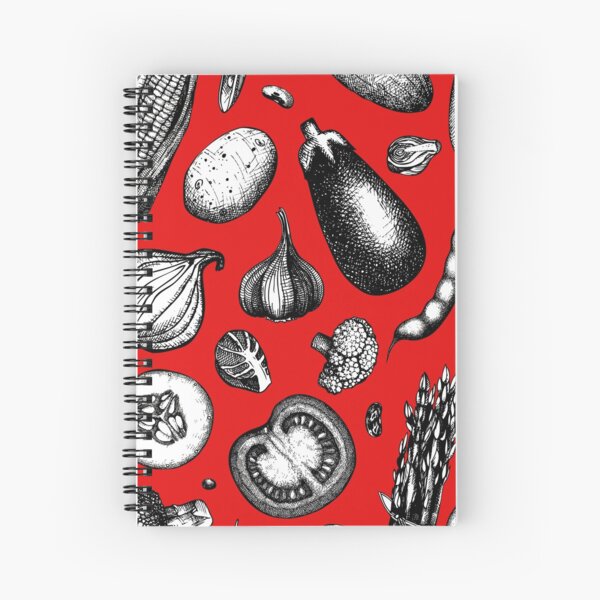 Item preview, Mixed Vegetable Toile designed and sold by Pixelchicken.