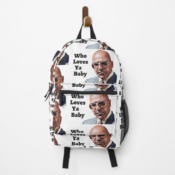 Kojak Who Loves Ya Baby Backpack For Sale By Jpwoody Redbubble