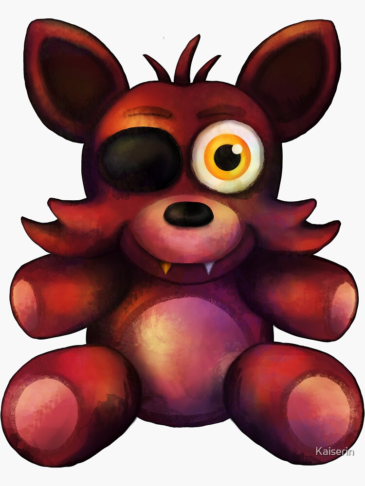 Five night at freddys sticker foxy baby foxy FNAF Sticker for