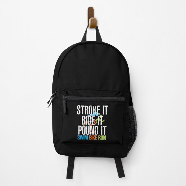 Item preview, Triathlon - Stroke It Ride It Pound It, Triathlon - Swim, Bike, Run, Funny Triathlete designed and sold by overstyle.