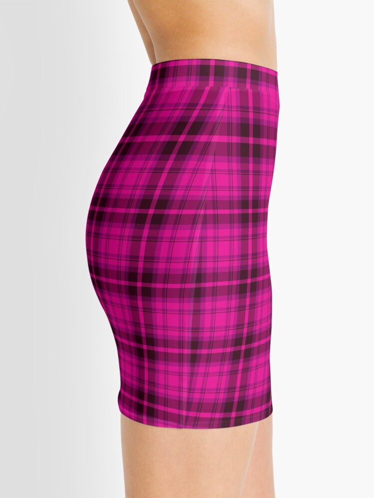 Pink plaid hotsell skirt 6x6