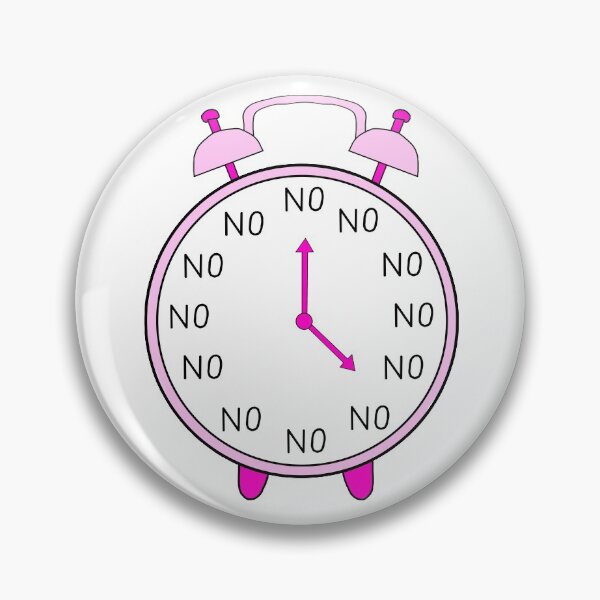Item preview, nonono clock designed and sold by thepukash3ll.