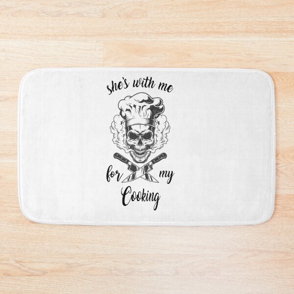 Item preview, WIFE'S SHIRT,BEST GIFT FOR WIFE,SHE'S WITH ME FOR MY COOKING designed and sold by Meryem Mamouni.