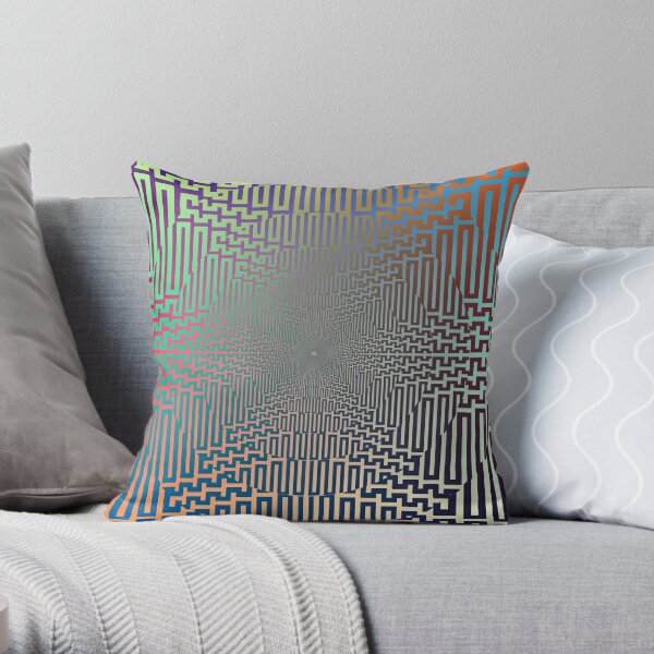 Scientific, Artistic, and Psychedelic Prints on Awesome Products Throw Pillow