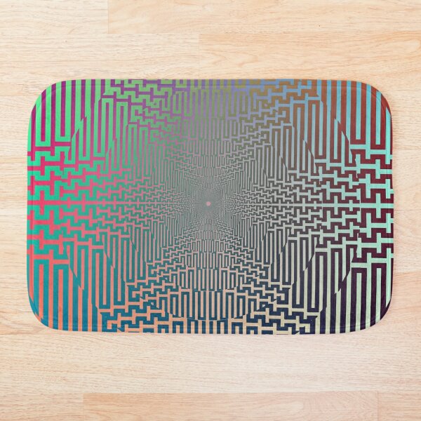 Scientific, Artistic, and Psychedelic Prints on Awesome Products Bath Mat