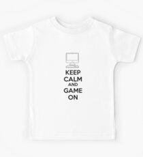 Keep calm and game on Kids Tee
