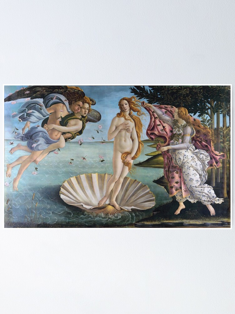 Alternate view of The birth of Venus Sandro Botticelli Poster