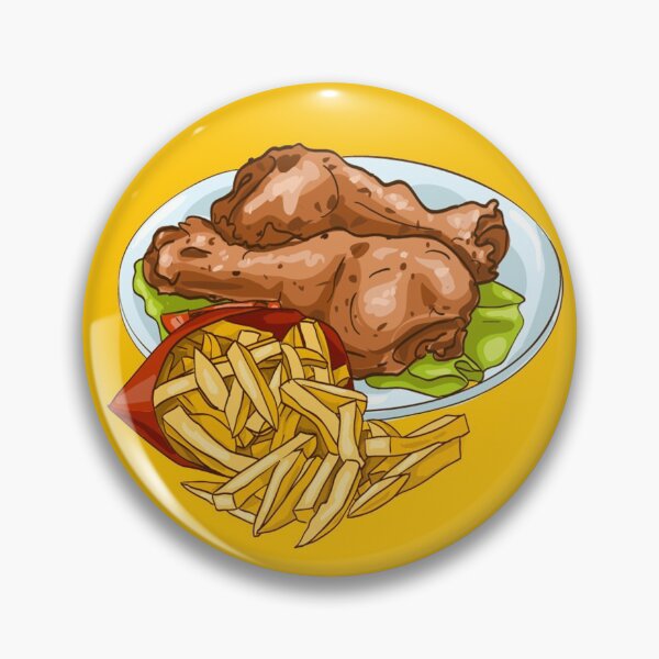 Item preview, Pollo y papas fritas designed and sold by Arte Para Rebaja.