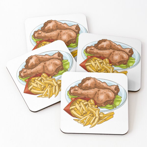 Item preview, Pollo y papas fritas designed and sold by Arte Para Rebaja.