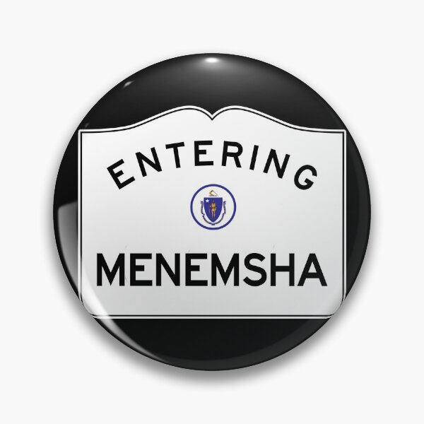 Item preview, Entering Menemsha Massachusetts - Martha's Vineyard - Road Sign designed and sold by NewNomads.
