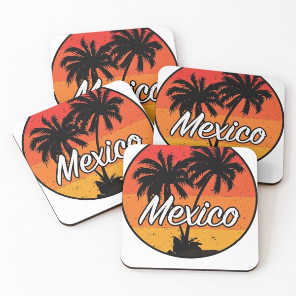 Item preview, Mexico Vacation Cruise Sunset Beach Palms souvenir designed and sold by Rustic Valley Studio.