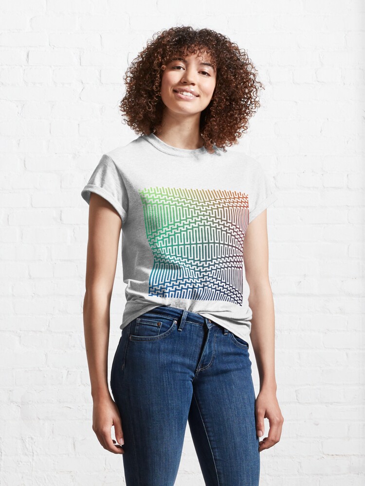 Alternate view of Scientific, Artistic, and Psychedelic Prints on Awesome Products Classic T-Shirt