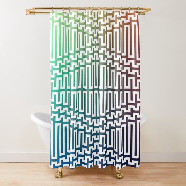 Scientific, Artistic, and Psychedelic Prints on Awesome Products Shower Curtain