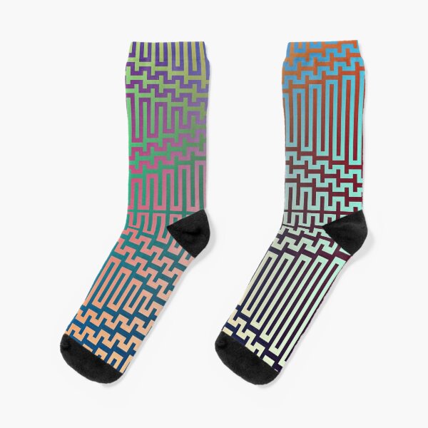 Scientific, Artistic, and Psychedelic Prints on Awesome Products Socks