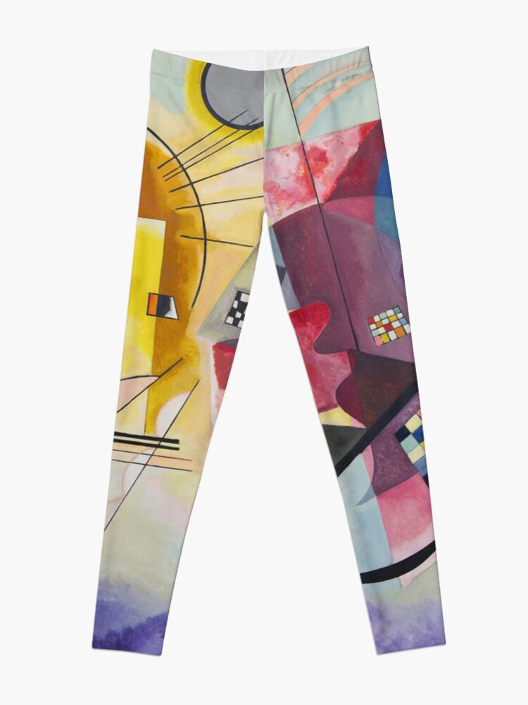 Alternate view of Yellow Red Blue Wassily Kandinsky 1925 Leggings