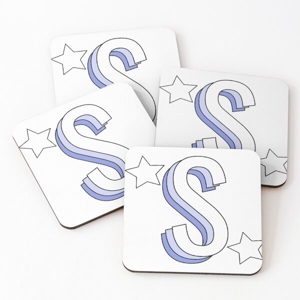 Item preview, A&L Aesthetic Blue Letter "S" with Stars designed and sold by allielibby.