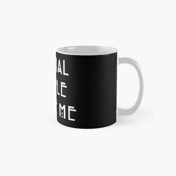les gens normaux me font peur Mug classique