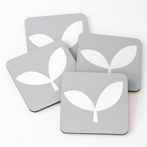 Item preview, LEAFLET | WHITE LEAF / LEAVES designed and sold by Joanna Kennedy.