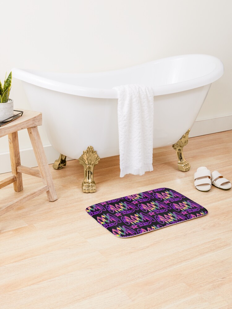 Thumbnail 2 of 6, Bath Mat, Rock Star designed and sold by Rte73DesignPrt.