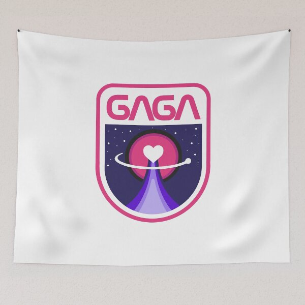 Item preview, Lady Gaga Chromatica Mission (Pink on White) designed and sold by Fox Newton.