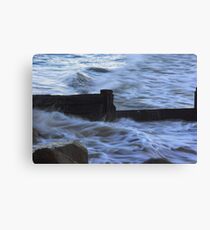 Old Breakwater at Balnarring Beach Canvas Print