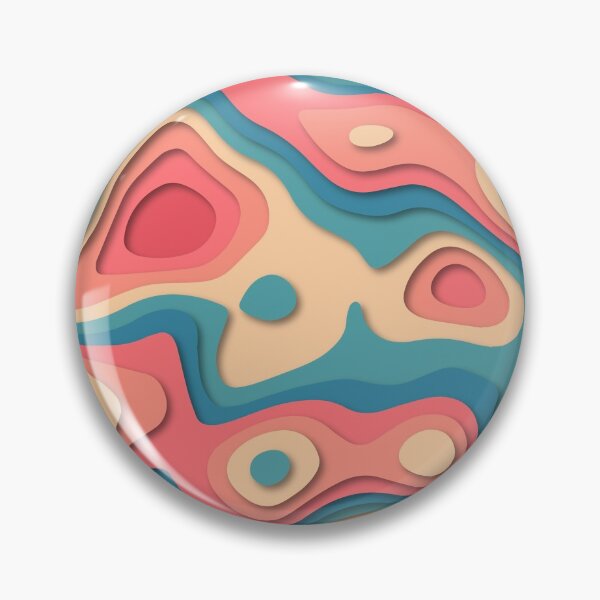 Item preview, Wavy 3D Papercut designed and sold by Vector Scout Lab.