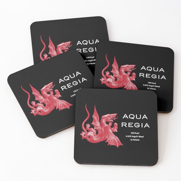 Item preview, Aqua Regia - The Best Drink Downtown - Black Background designed and sold by Richard Kadrey.